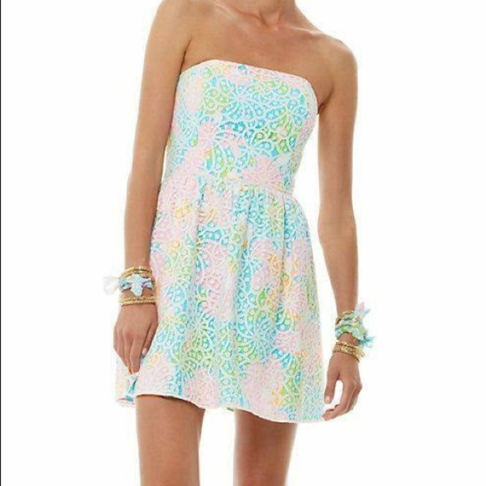 Lilly Pulitzer Strapless Lottie Dress